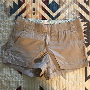 J. Crew Khaki Chino Shorts